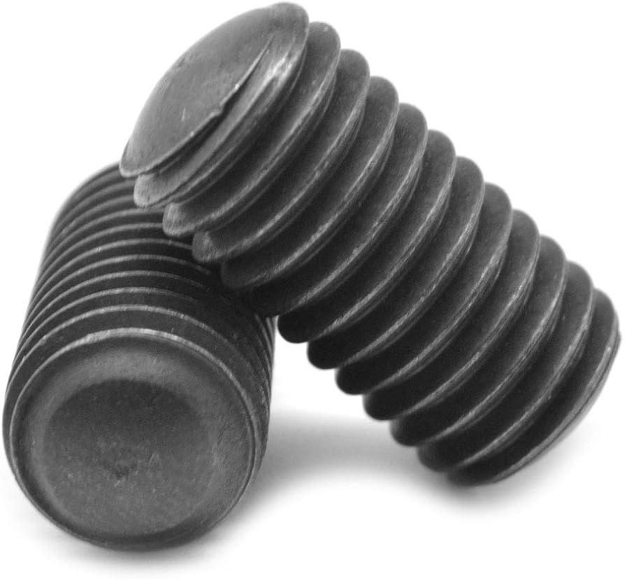 Picture of Brighton Best Br605127 #6-32X1/2" Socket Set Screws Oval Point Coarse Alloy Thermal Black Oxide